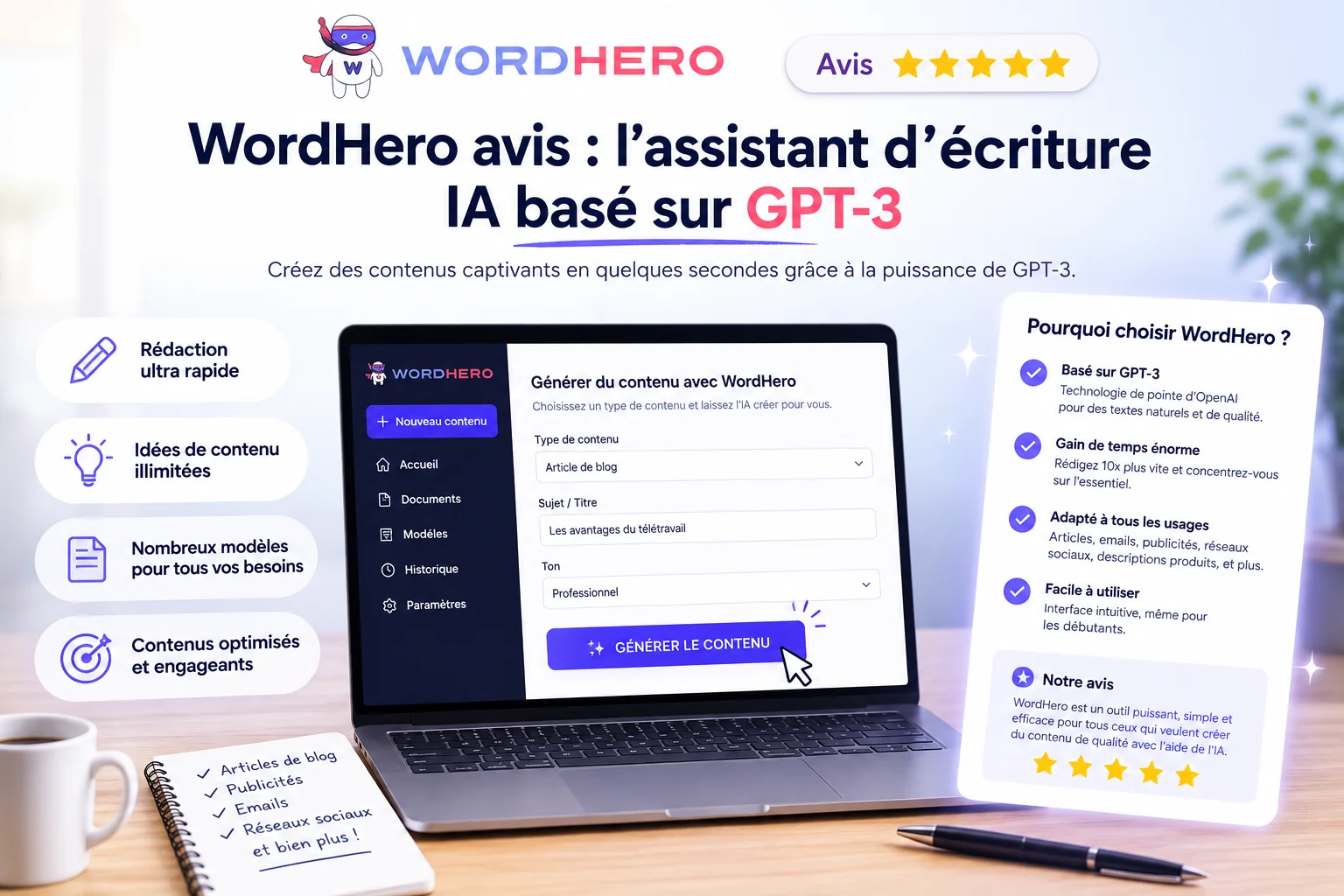 Aperçu de WordHero